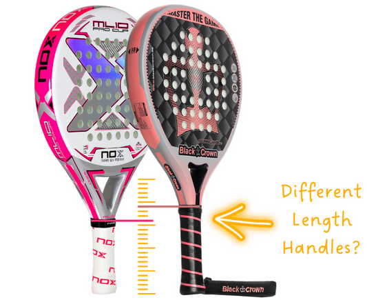 The Different Lengths of Padel Racket Handles