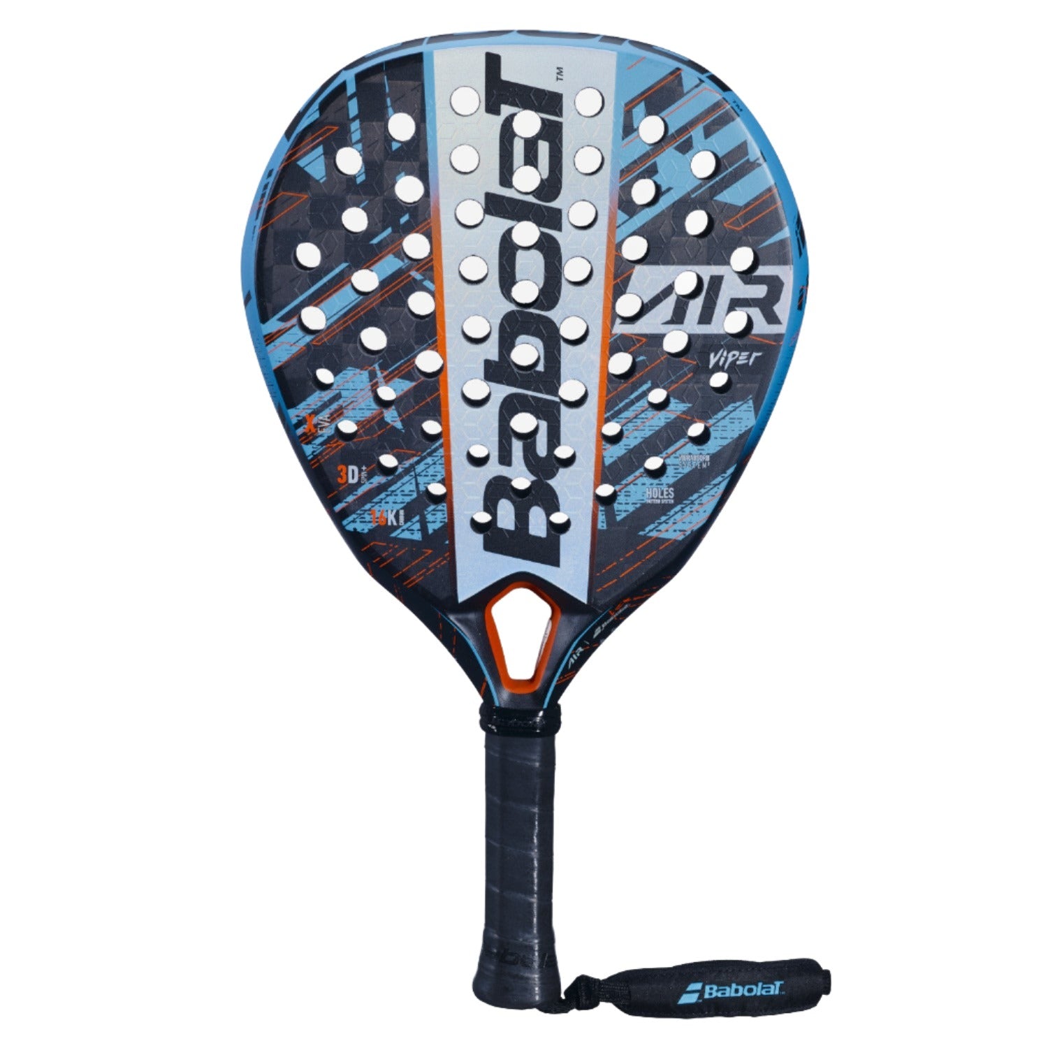 front  image of the Babolat Air Viper 2023 padel racket on sale at Thepadelshop.co.nz