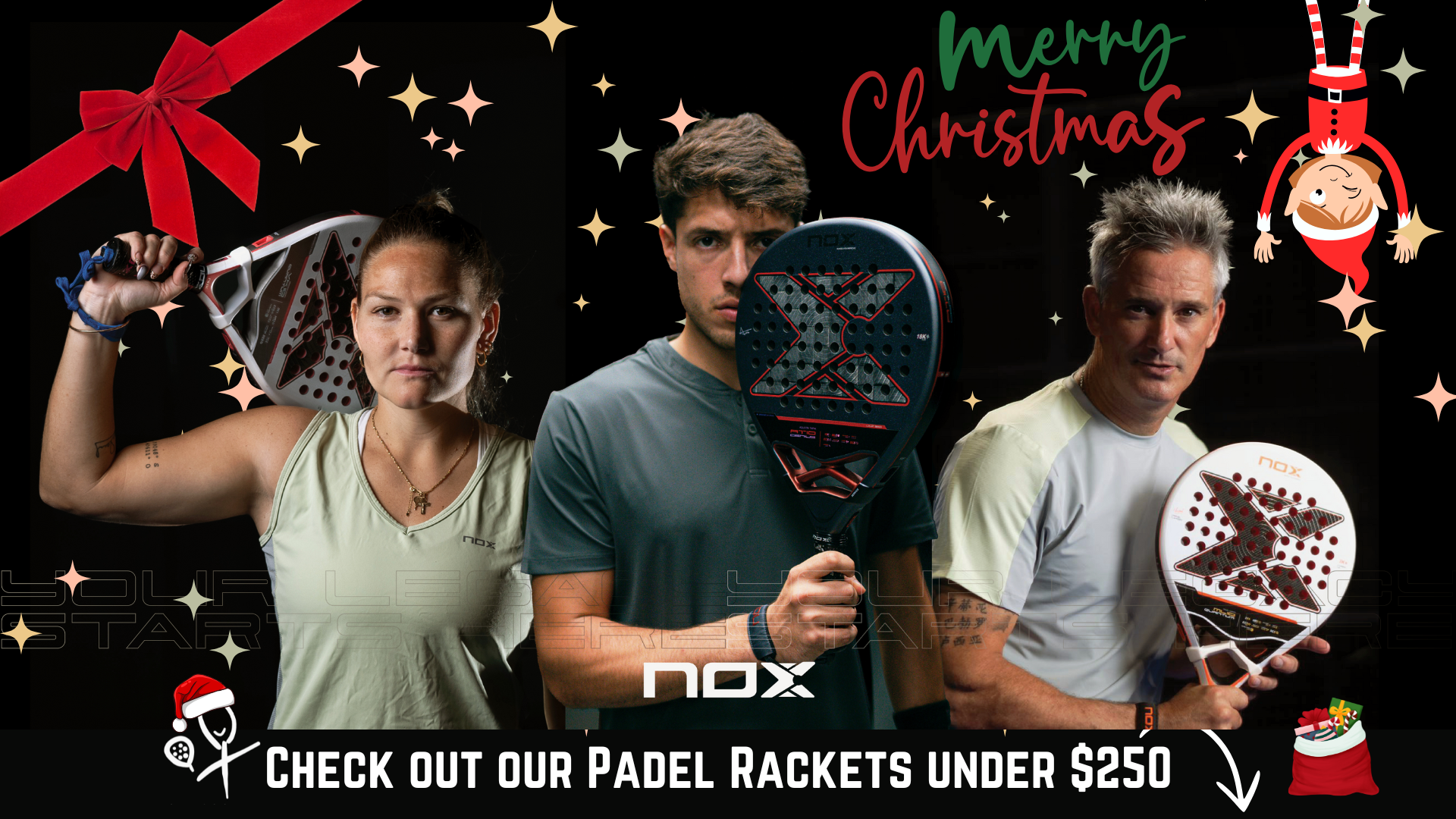 Fantastic Chrismas Specials on Padel Rackets or Paddle Racquets for New Zealand Padel Players