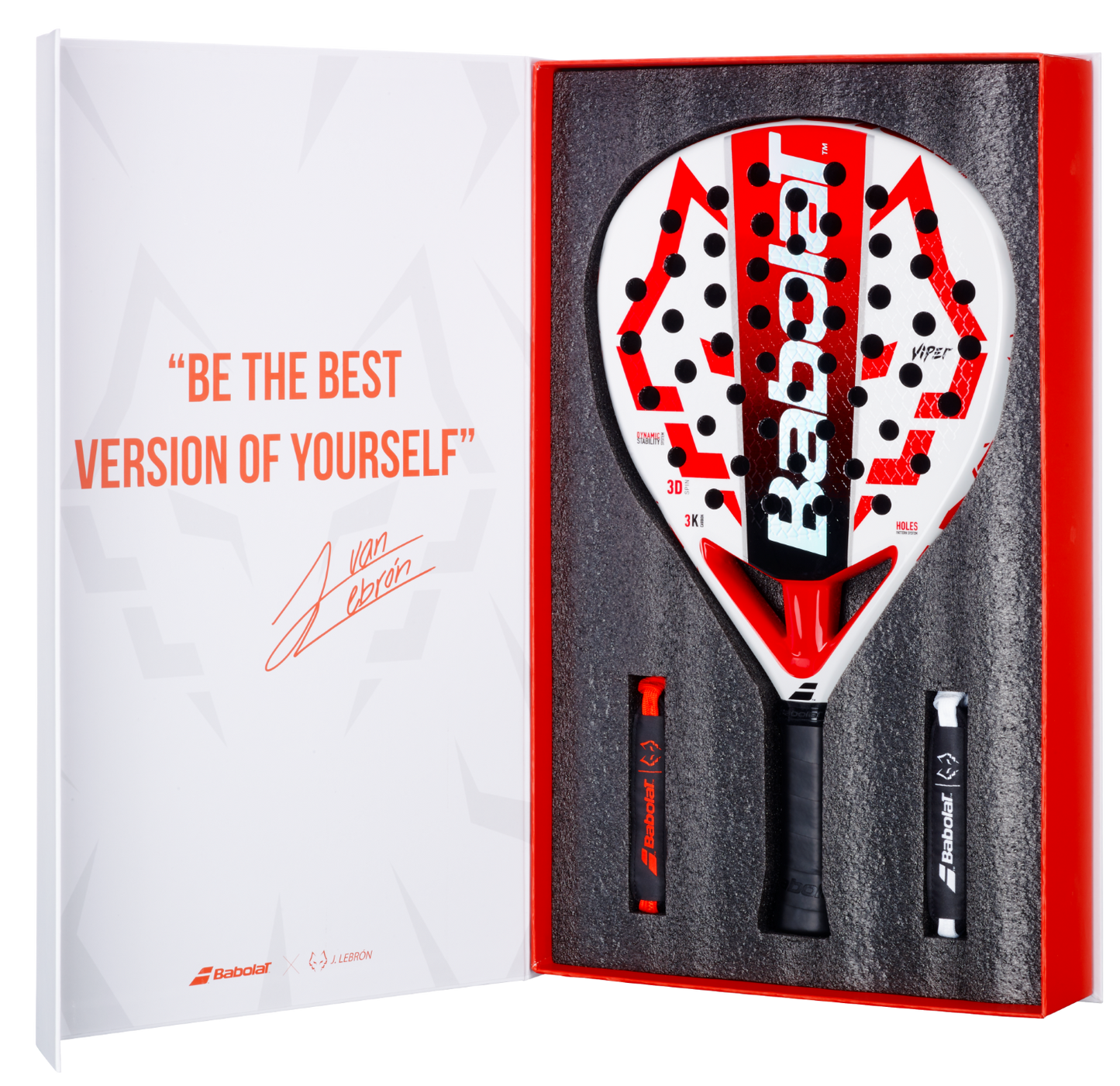 Package view of the Babolat Technical Viper Juan Lebron 2025 padel racket