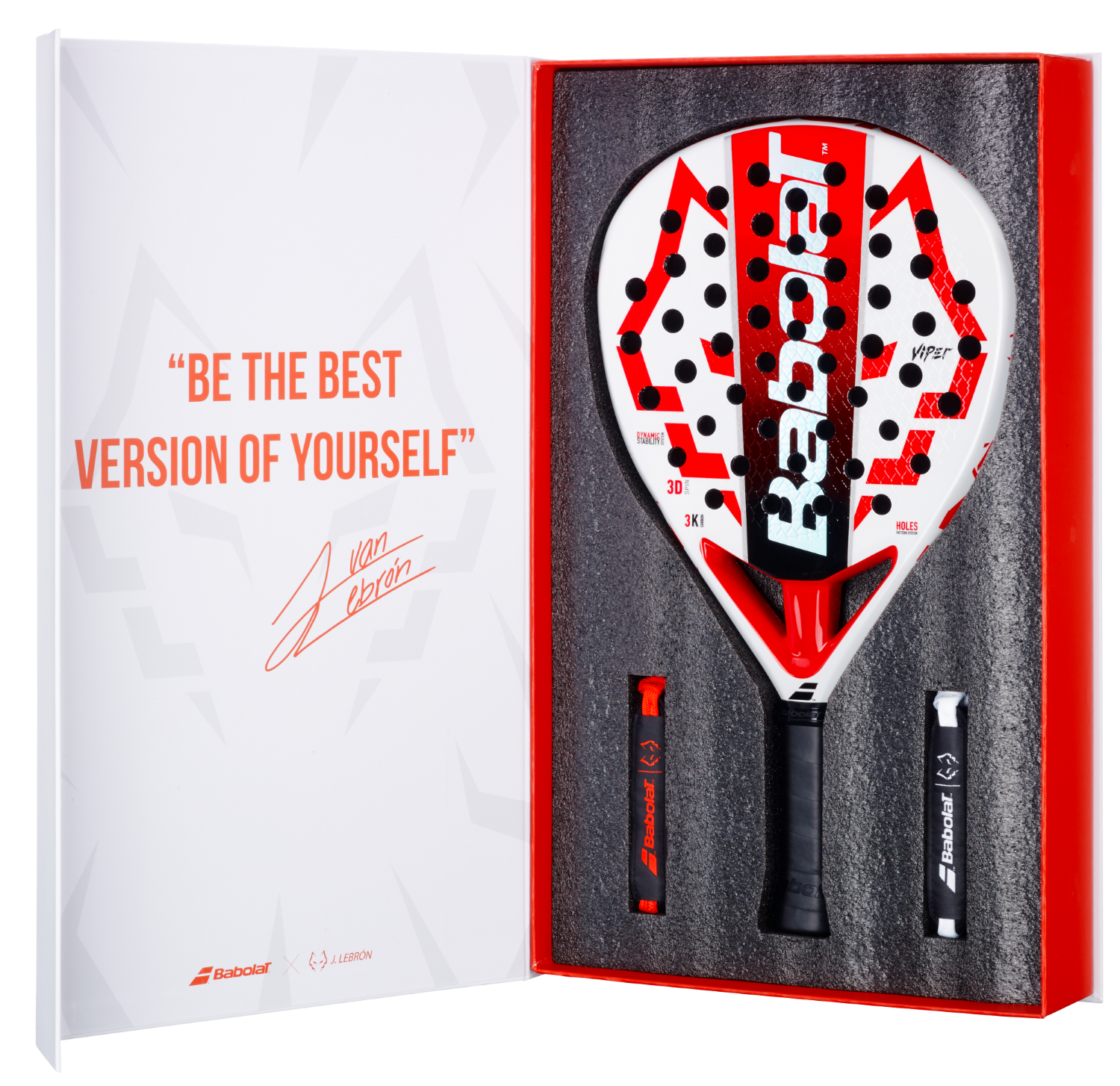 Package view of the Babolat Technical Viper Juan Lebron 2025 padel racket