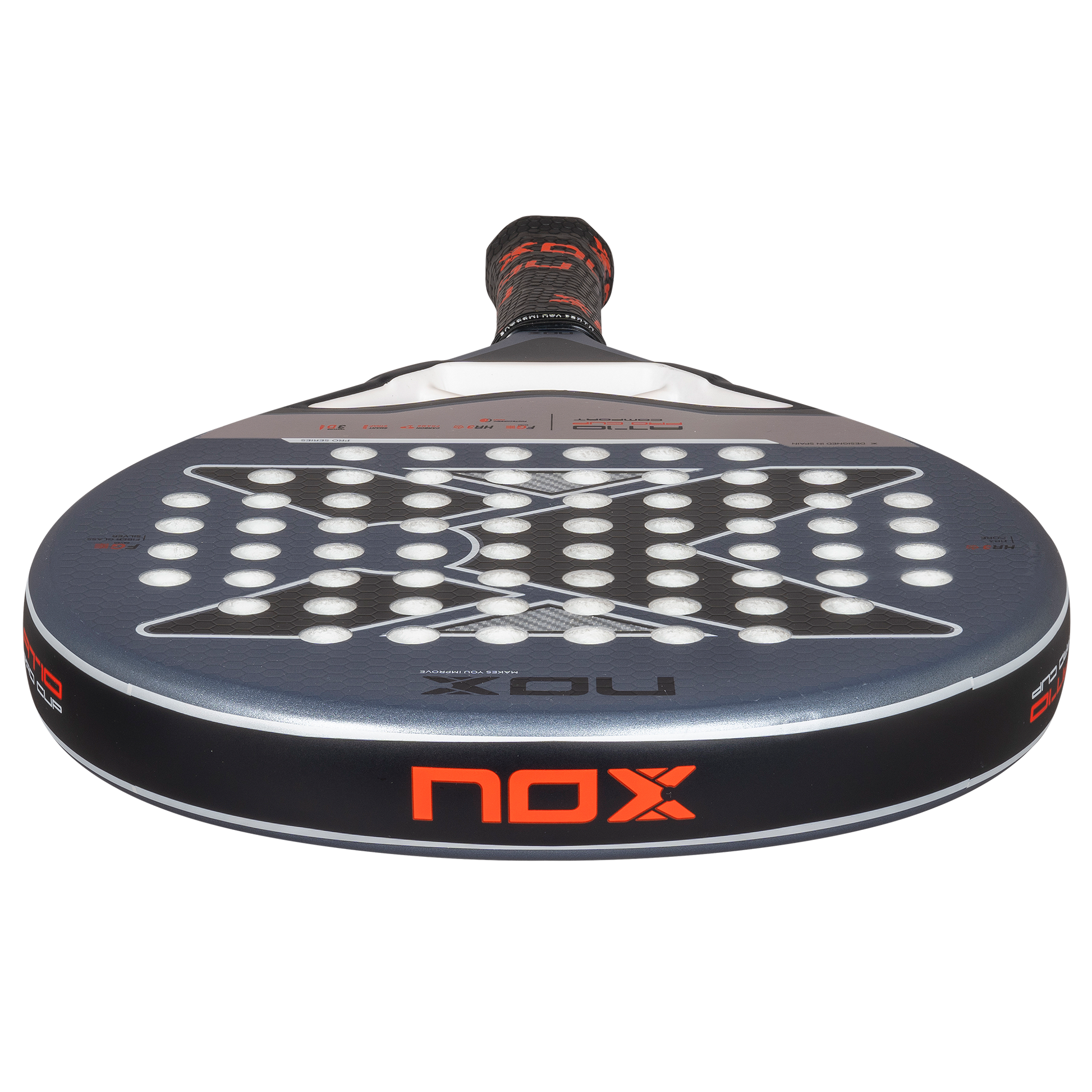 2025 NOX AT10 Pro Cup COMFORT Padel Racket - Top Image