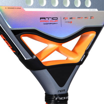 2025 NOX AT10 Pro Cup COMFORT Padel Racket - Showing two tone Image