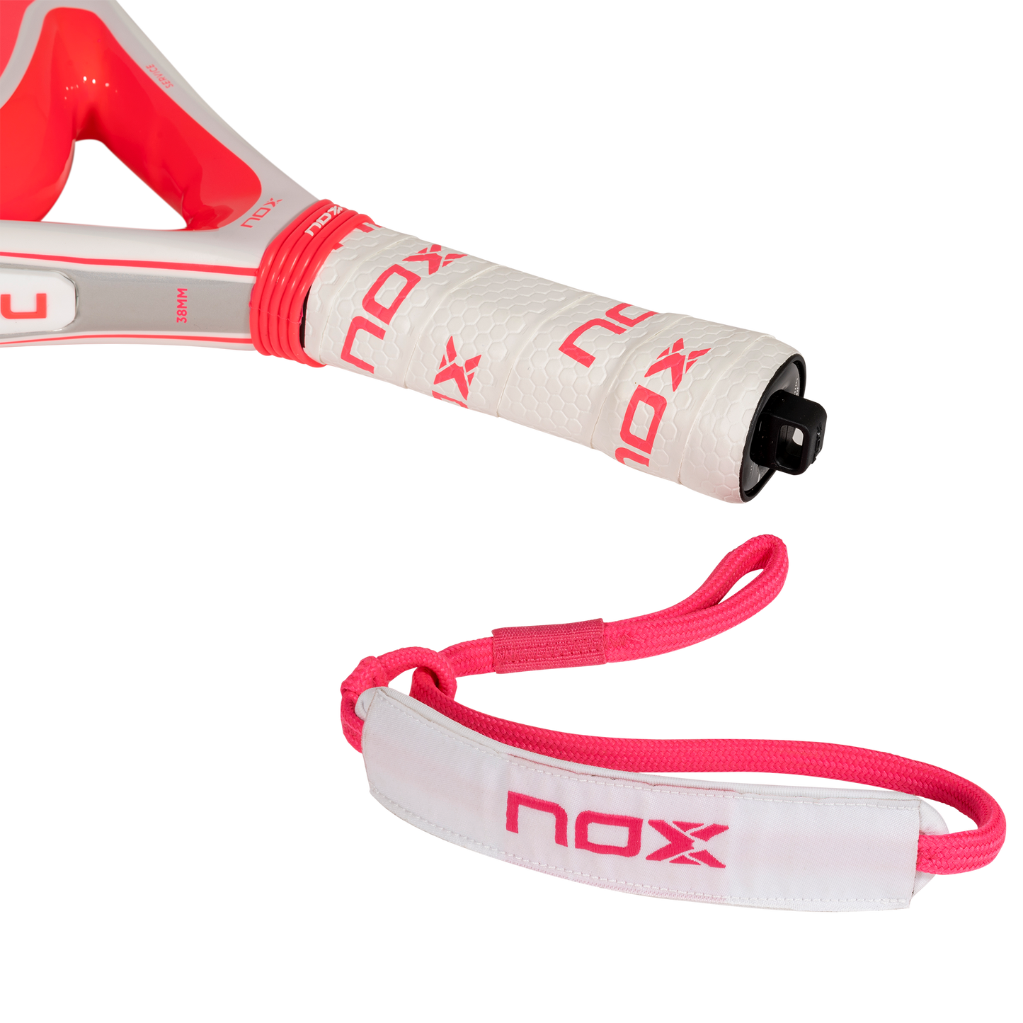 the smartstrap of the Nox Equation Lady Light Advanced padel racket 2024 on sale at thepadelshop.co.nz