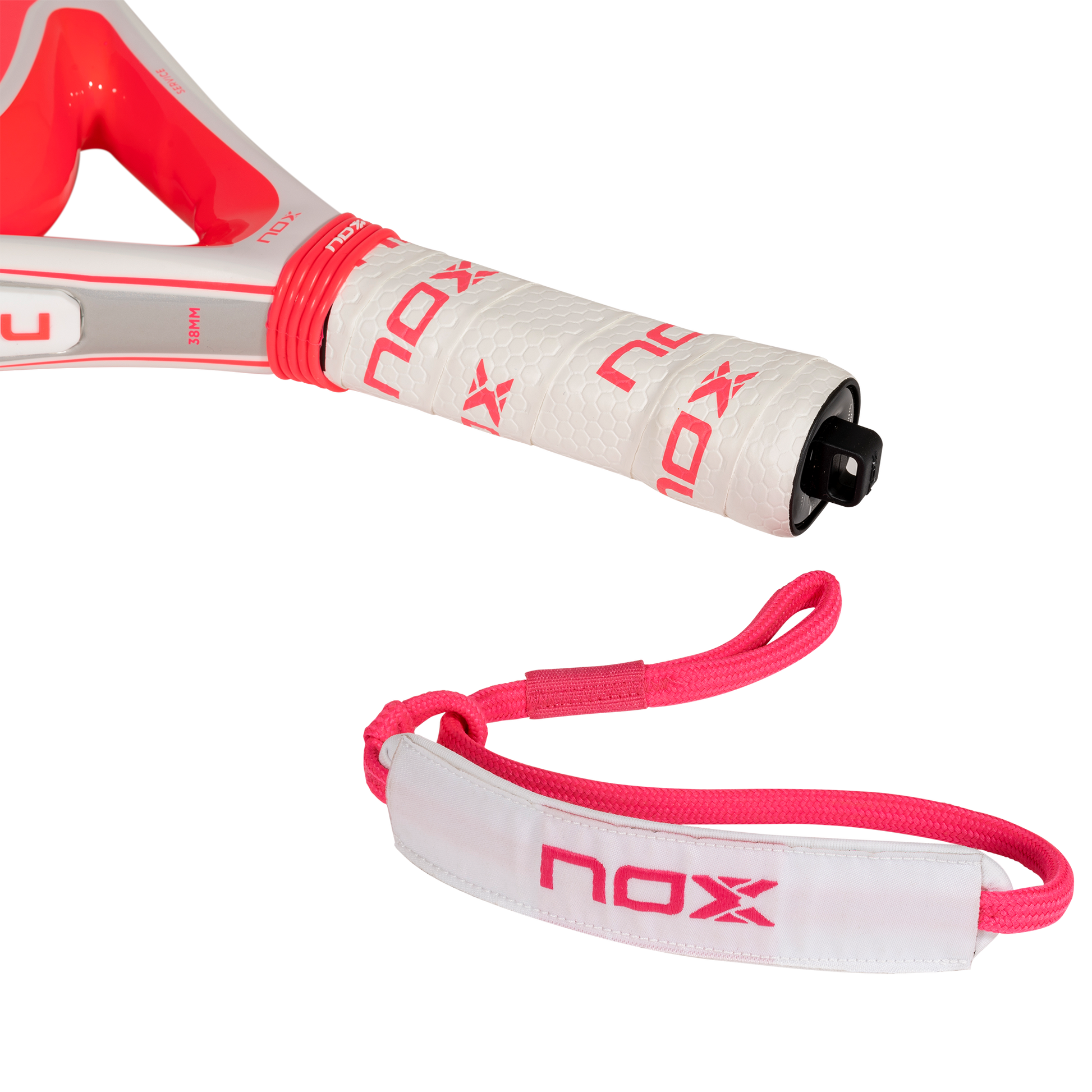 the smartstrap of the Nox Equation Lady Light Advanced padel racket 2024 on sale at thepadelshop.co.nz