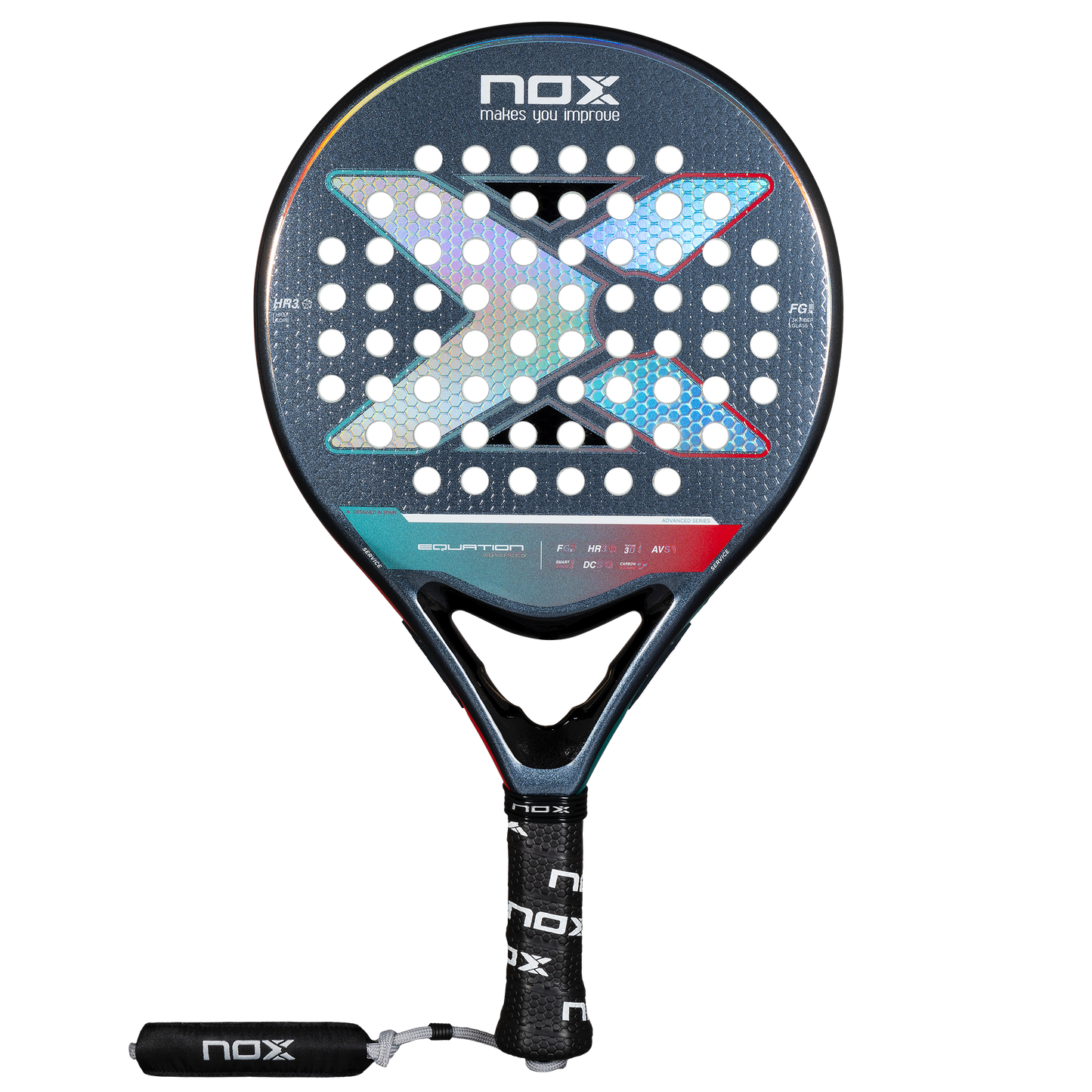 NOX Equation Advanced LIGHT 2025 padel racket - front image