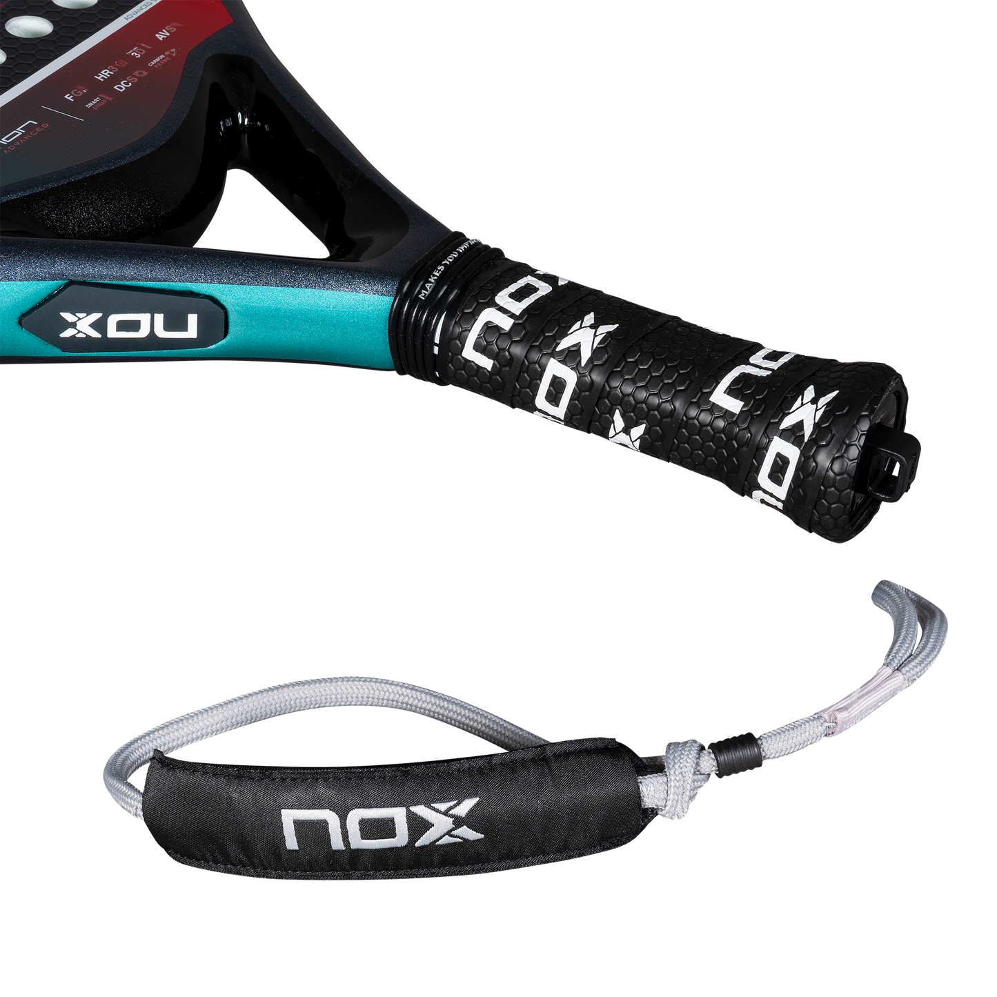 NOX Equation Advanced LIGHT 2025 padel racket - Smartstrap