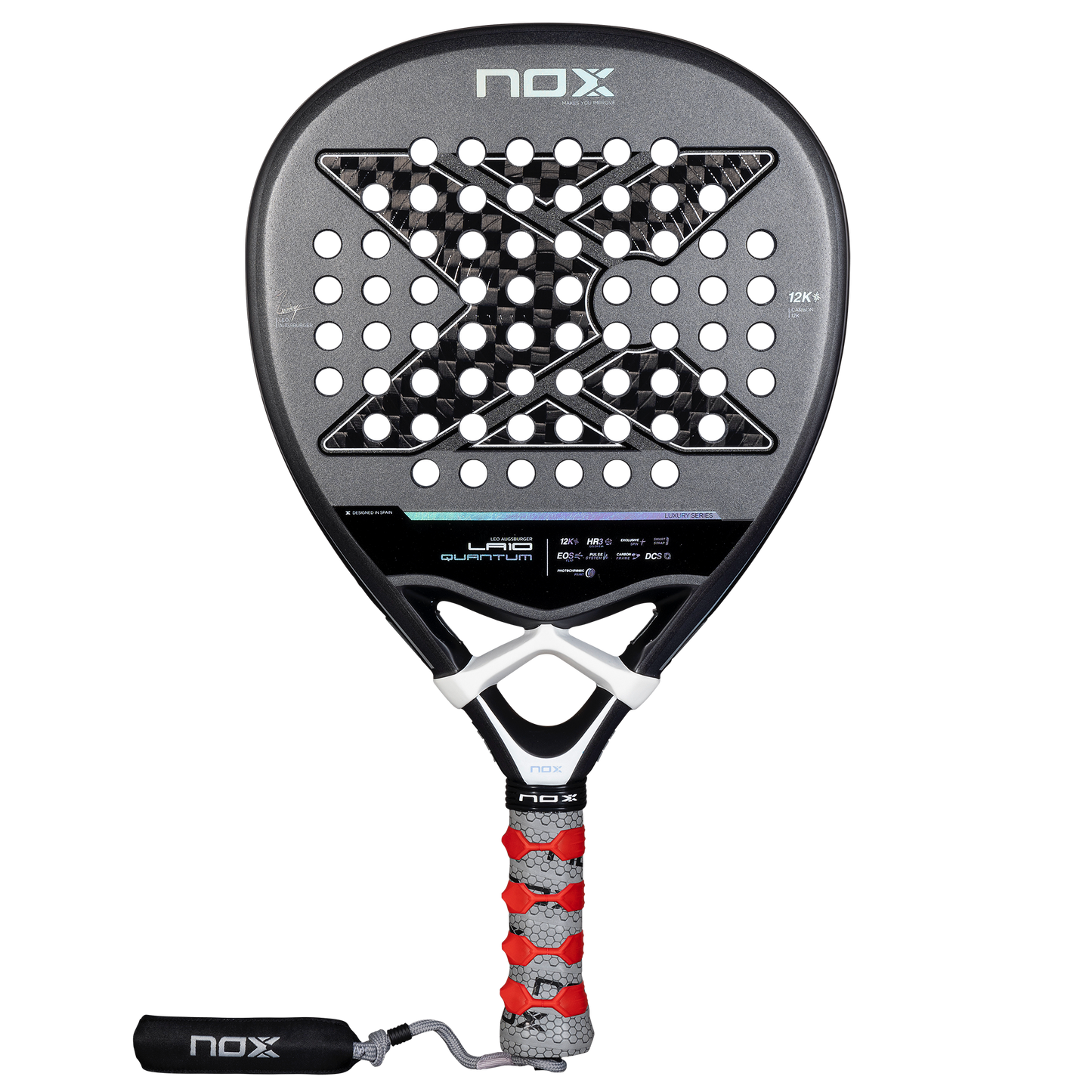 2025 NOX LA10 Luxury Quantum 12k Padel racket by Leo Augsburger - Front Image