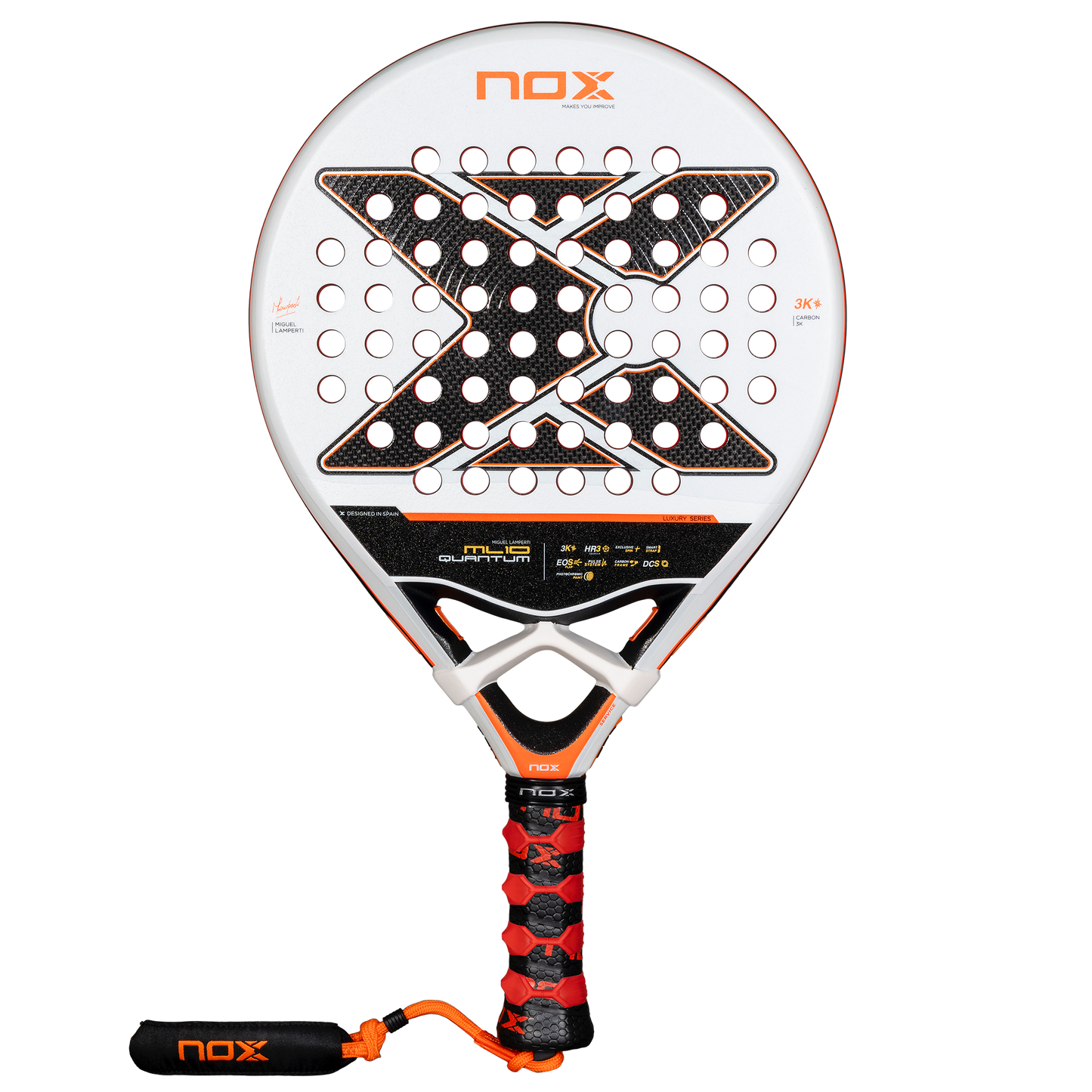 2025 NOX ML10 Luxury Quantum 3K Padel racket by Miguel Lamperti - Front Image