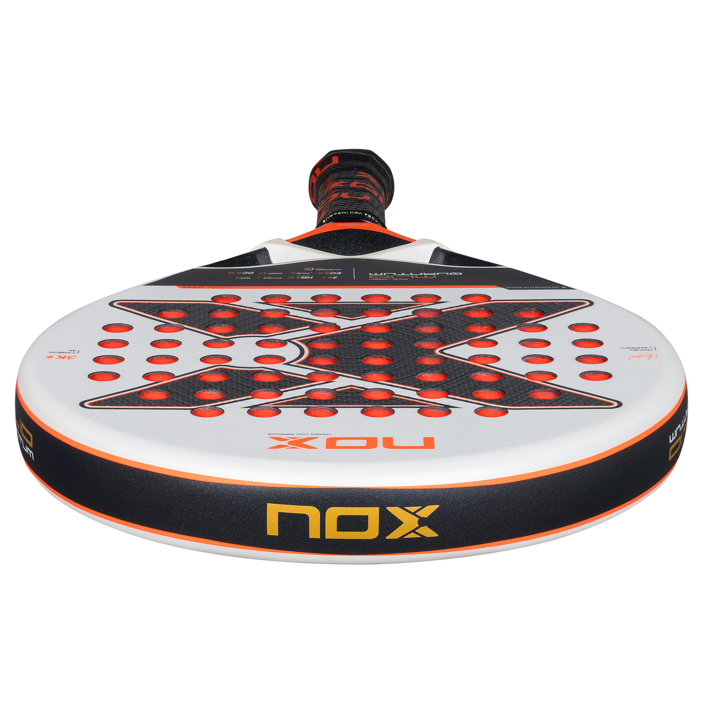 2025 NOX ML10 Luxury Quantum 3K Padel racket by Miguel Lamperti - Top Image