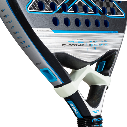 2025 NOX TL10 Luxury Quantum 12k padel racket by Tino Libaak - Throat of the padel Racket