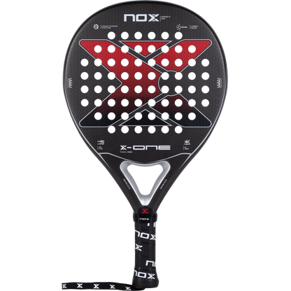 Nox X-one Evo Red padel racket front on image