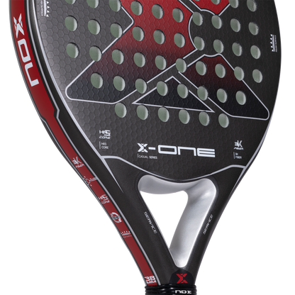 Nox X-one Evo Red padel racket throat image